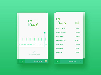 Radio app ui mobile app mobile app ui mobile radio ui mobile radio ui