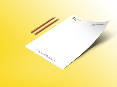 Goldstar Letterhead Design branding identity letterhead design letterhead logo stationery