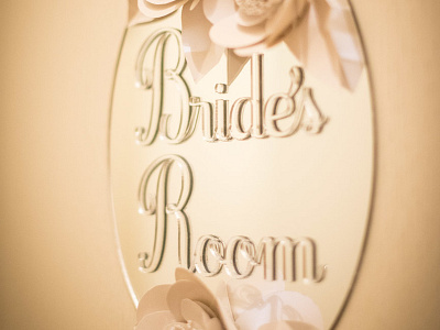 Door Sign font prop wedding