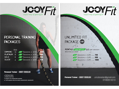 Logo & Brochure Design for Sports Company advertisement brochure design company logo packages personal trainer sports