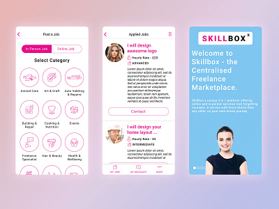 Skillbox Mobile Designs