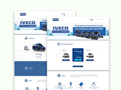 Iveco ecommerce Web site branding graphic design ui ux design webdesign