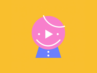 Homie boy cutie illustration man play smiley face vector video
