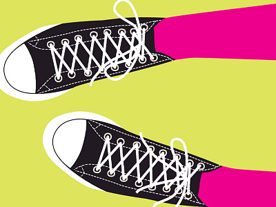 Converse Shoes Illustration