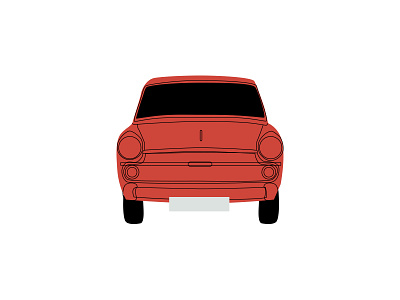 Car Illustration car drawing flat icon illustration red vector vehicle