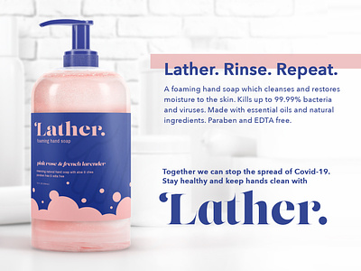 Label Design for a Soap Brand  // Weekly Warm-Up Challenge