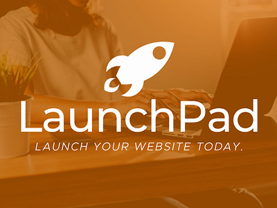 LaunchPad Logo branding dailylogochallange design idenity illustration instagram ads launch logo design logodesignchallenge rocket logo vector website builder