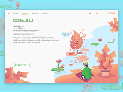 Header Exploration Illustration app design header illustration ui ux web