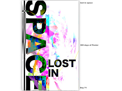 365-71 365 daily challenge affinitydesigner daily challange lost in space poster design