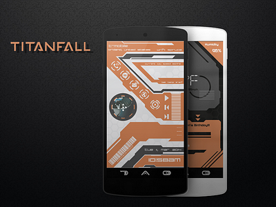 TitanFall Android Theme android design interface mobile theme themer themer beta ui