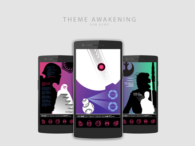 Theme Awakening for KLWP android customization homescreen icons klwp playstore theme theming wallpaper