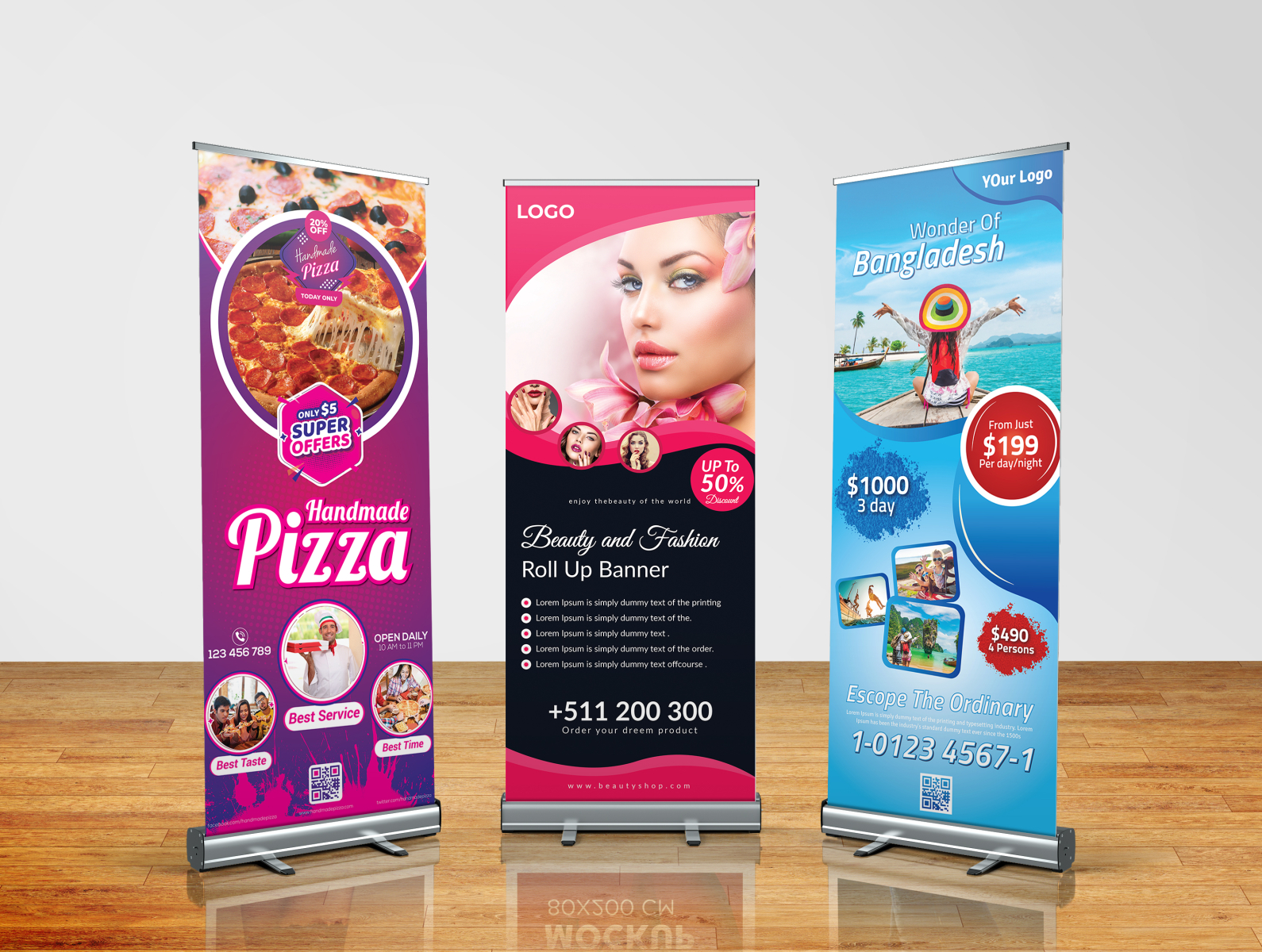 Creative Roll Up Banner Design by Golam Rabbani on Dribbble