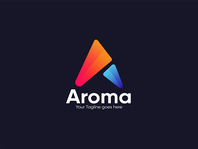 Aroma Brand / Modern A letter Logo