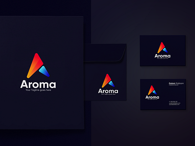 Aroma Branding-- Letter A logo branding Project branding branding designer flat gradient hiring logo designer logo logo design logo design branding logo design concept logo designer logo designer for hire logo designers logo mark logodesign logos logotype minimalist logo modern logo modern logo 2021 modern logos