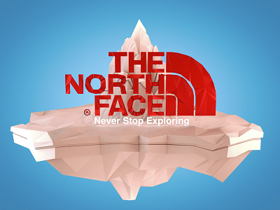 The North Face Poly 3D 3d c4d cinema4d poly