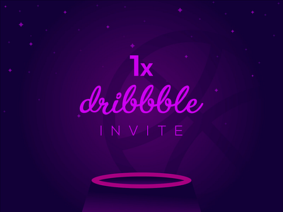 1x Dribbble Invite dribbble dribbble invite dribble invite dribble invites graphicdesign professional design