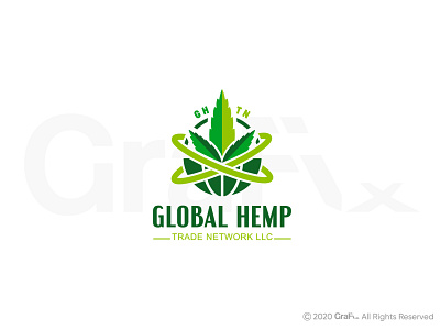 Global Hemp cbd leaf cbd leaf logo cbd logo marijuana logo