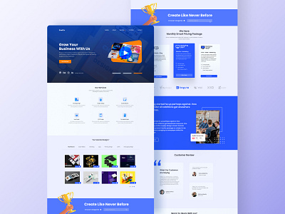 Creative Agency UI Design