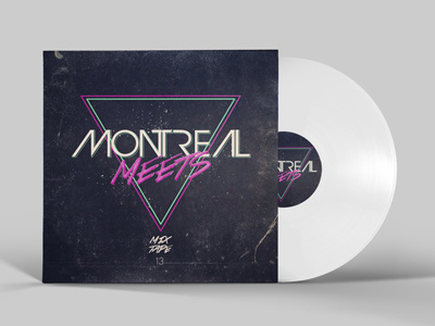 Montreal Meets 3 Mixtape Vinyl Mockup album conference cover creativity design designersmx montreal montrealmeets montrealmeets3 vinyl