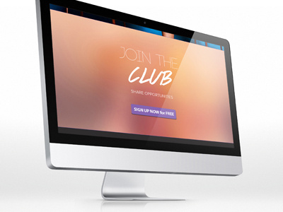 Join the Club WIP Untitled Project blurred design untitled project web design wip