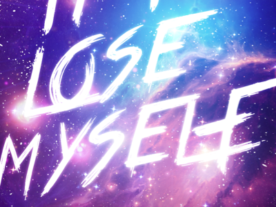 If I Lose Myself - Letting It Out! aoiro studio artwork jamming photoshop typography