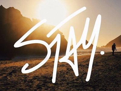 Stay You. - Hand Lettering aoiro studio handlettering practice typography
