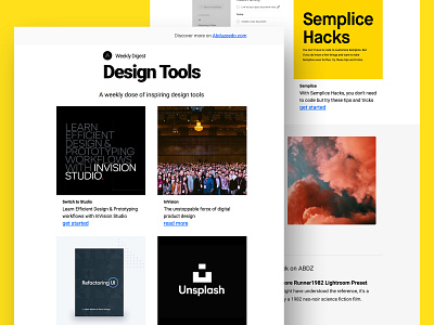 ABDZ Weekly Digest - Design Tools