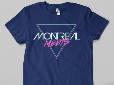 T-Shirt Concept for Montreal Meets 3 aoirostudio event montreal montreal meets montreal meets 3 photoshop t shirt