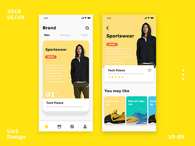 Sport shoes application interface-4 design ui ux