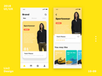 Sport shoes application interface-4