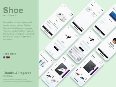 Shoe app UI
