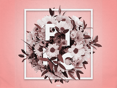 Pinc.Wear Floral distro floral flower photoshop pink typography
