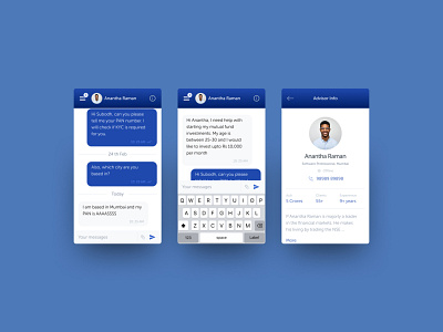 Chat design mobile admin app app design card clean design product shop ui ux