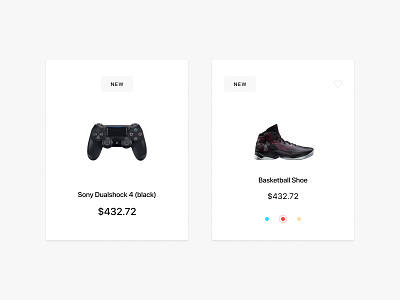 Product cards_v1 card clean design ecommerce price product shoes shop shopify shopping ui ux