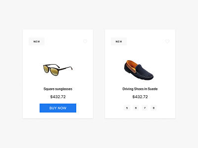 Product cards_v2 card clean design ecommerce product products shoes shop shopify ui ux