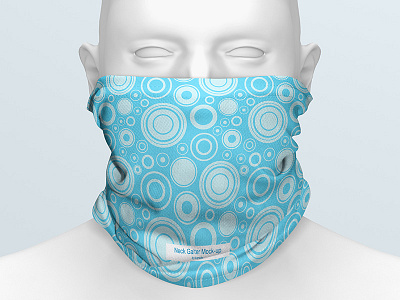 Neck Gaiter Mock-up v2 background bicycle cover face mask fashion headband headwear hiking mannequin mask mockup neck gaiter outdoor polyster protection safety equipment scarf seamless skates unisex