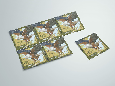 Postage Stamp Mock-up v2 3d cent currency dollar envelope international label landmark large mail medium mockup national postage postal set small stamp stationary vintage