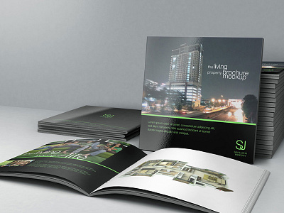 Square Brochure Mock-up