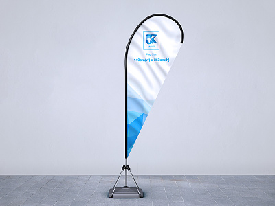 Feather Flag Pole Mock-up angled banner concave convex feather flag mock up pole smart object spike straight teardrop