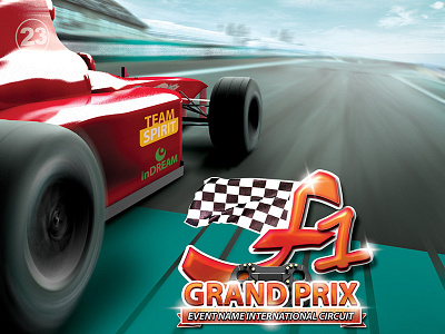 F1 Grand Prix Flyer cars chequered flag circuit flag formula 1 race road speed steering track tyre velocity