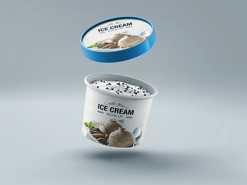 Download Ice cream Cup Mock-up v3 by kenoric on Dribbble