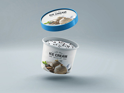 Download Ice Cream Cup Mock Up V3 By Kenoric On Dribbble