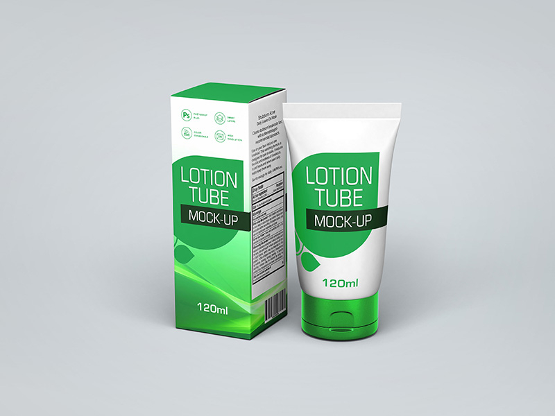 Download Lotion Tube Mock Up By Kenoric On Dribbble PSD Mockup Templates