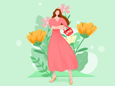 Spring illustration