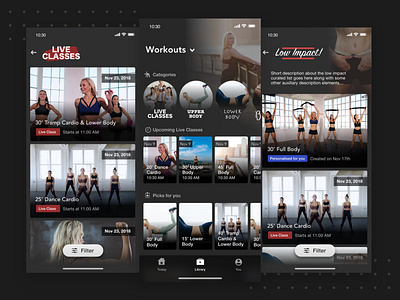 Workouts Library