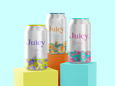 Juicy branding design graphic design illustration logo