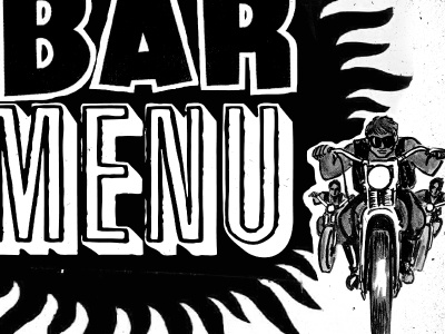 A New Bar Menu? alamo bar bikers cara jackson drafthouse menu