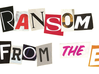 Ransom Note From The Editor cara jackson ransom typography