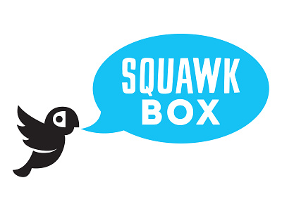 Squawk Box Logo Design bird bird logo logo parrot squawk