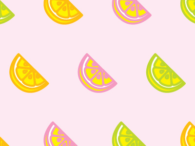 Pink Lemonade Pattern fruit pattern slice summer